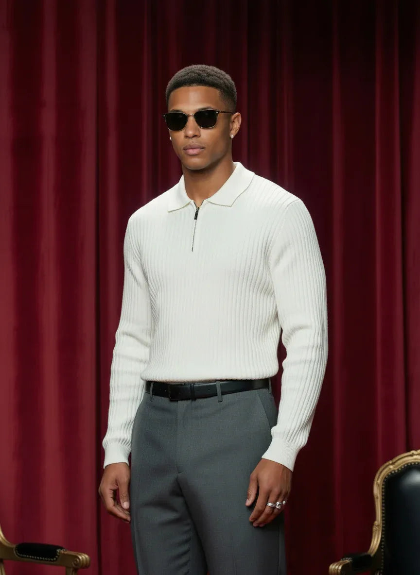 The Lapel | Quarter Zip by Quater - Quater