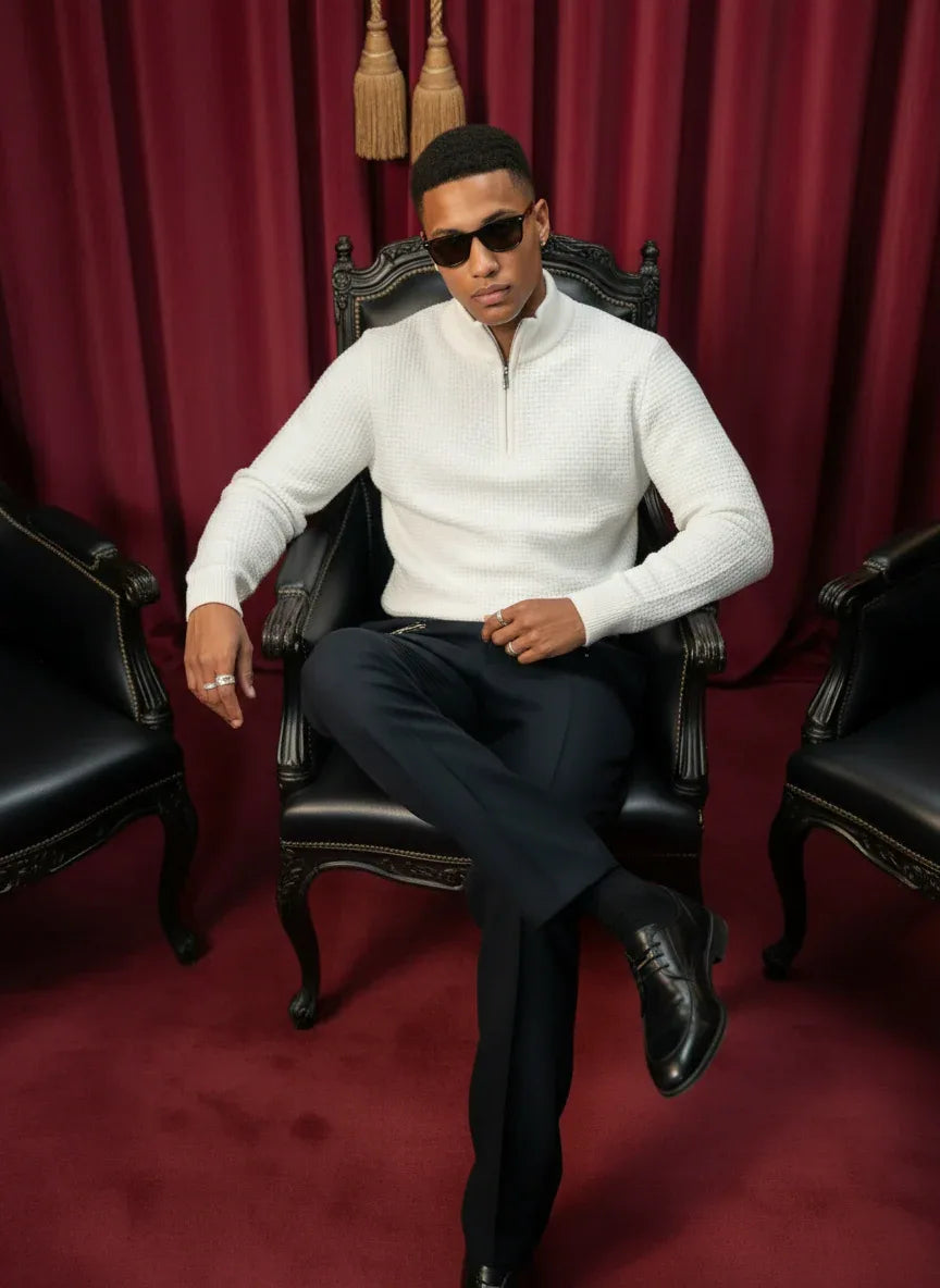 The Plaid | Quarter Zip by Quater - Quater