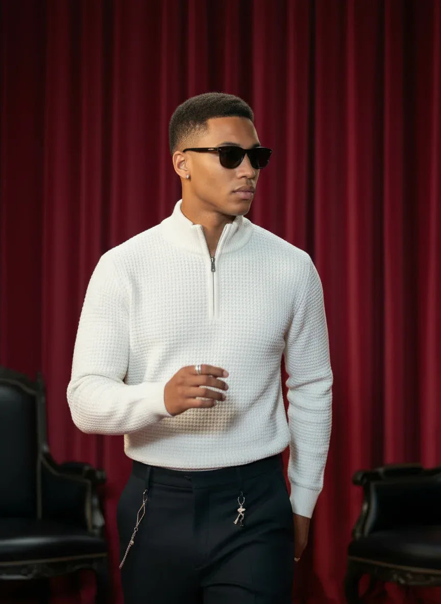 The Plaid | Quarter Zip by Quater - Quater