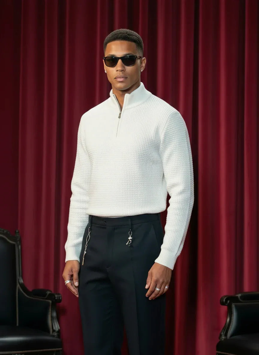 The Plaid | Quarter Zip by Quater - Quater