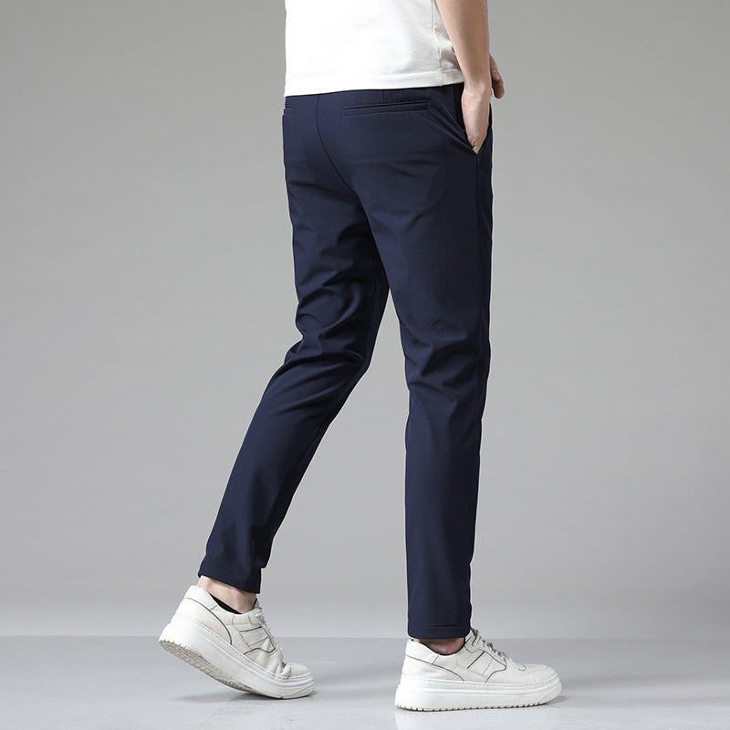 Mens Soft Stretchy Casual Pants In Multiple Colors Preppy Style
