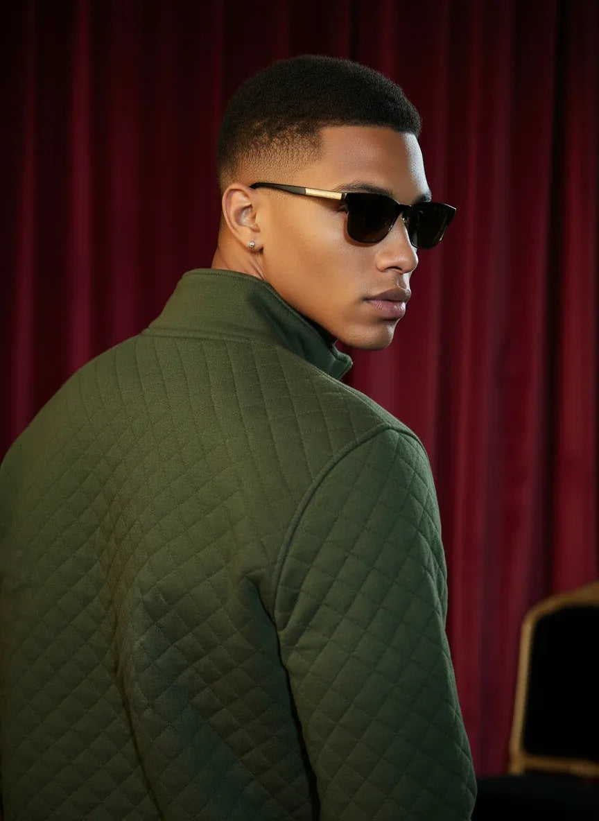 The Checkered | Quarter Zip by Quater - Quater