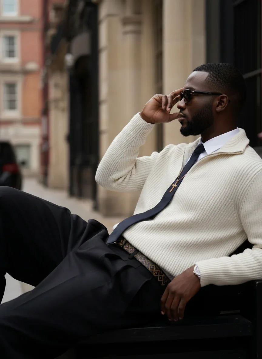 The Oversized | Quarter Zip by Quater - Quater