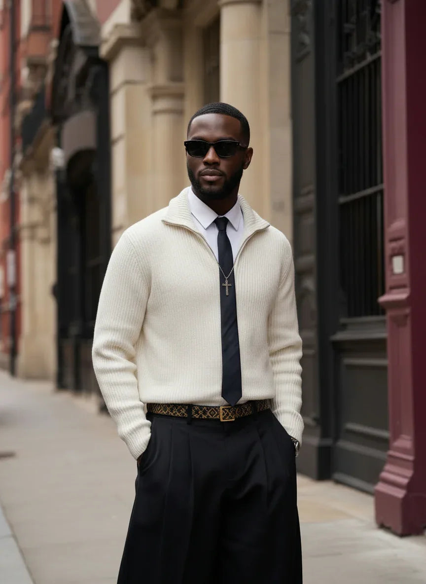 The Oversized | Quarter Zip by Quater - Quater